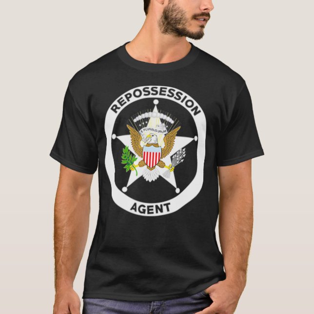 T-shirt Recouvrement de la dette du véhicule de l'agent de (Devant)