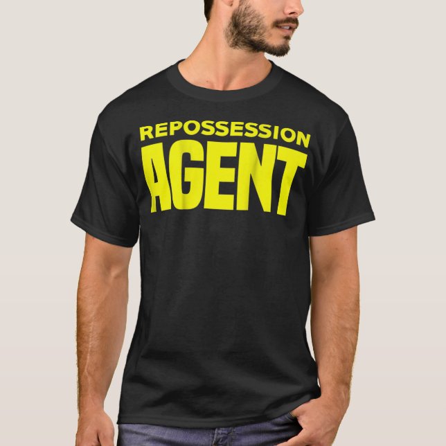 T-shirt Recouvrement de la dette du véhicule de l'agent de (Devant)
