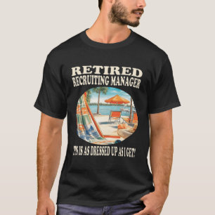 T-shirt Recrutement à la retraite Ager Relaxation