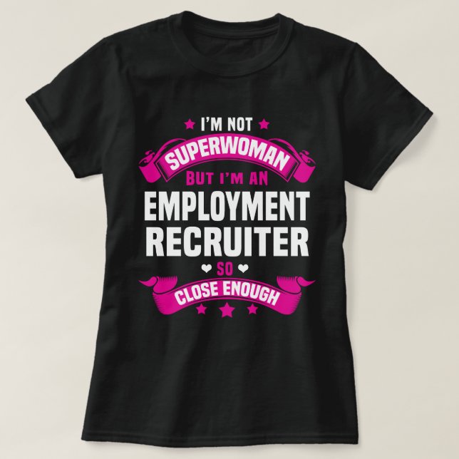T-shirt Recruteur d'emploi (Design devant)