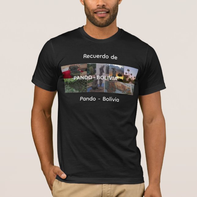 T-shirt Recuerdo de Pando Bolivia (Devant)