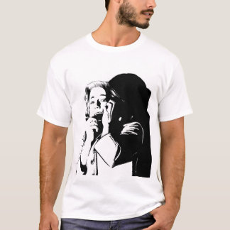 T-shirt recul de cri perçant dans l'horreur