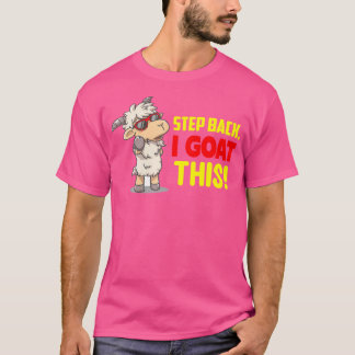T-shirt Reculer Chèvre drôle
