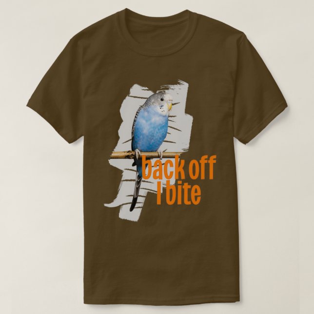 T-shirt Reculer Je Parakee Bite (Design devant)