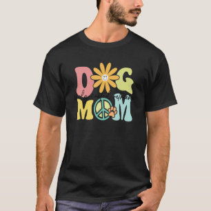 T-shirt Récupérateur à revêtement bouclé Chien Groovy Mama