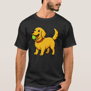 T-shirt Récupérateur doré Récupération Amoureux des animau