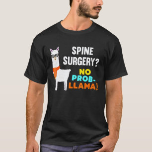 T-shirt Récupération après opération du dos de lama sans p