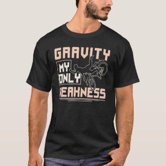 T-shirt Récupération après un accident de vélo, bras et ja