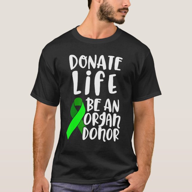 T-shirt Récupération des donneurs de greffe d'organe 3 (Devant)