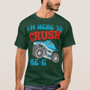 T-shirt Récupérer le camion monstre PréK Retour à l'école 