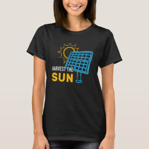 T-shirt Récupérer Les Panneaux Solaires Solaires Générateu