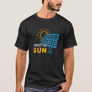 T-shirt Récupérer Les Panneaux Solaires Solaires Générateu
