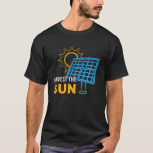 T-shirt Récupérer Les Panneaux Solaires Solaires Générateu