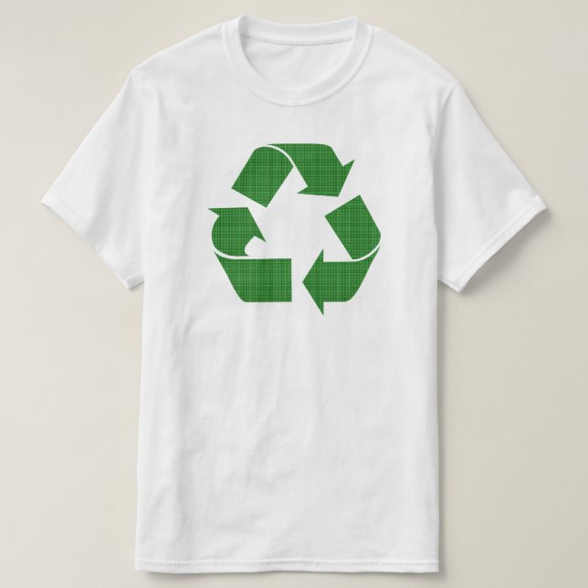 T-shirt recyclage de plaid (Design devant)