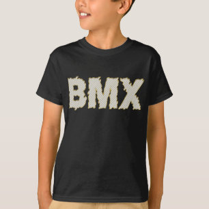 T-shirt Recyclage faisant du vélo de bicyclette de BMX
