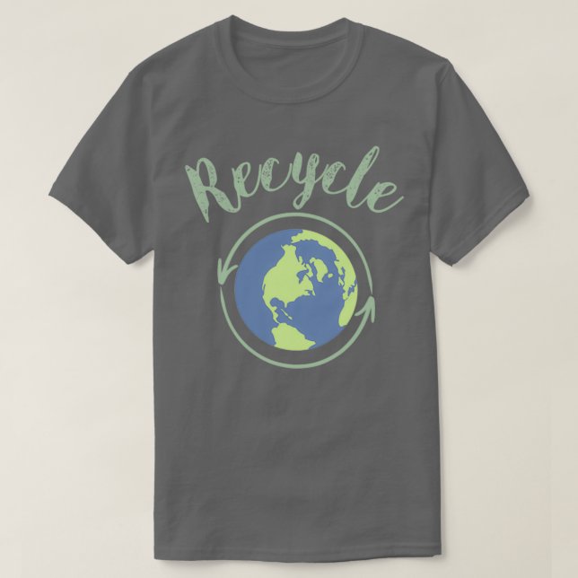 T-shirt Recyclage pour sauver la planète (Design devant)
