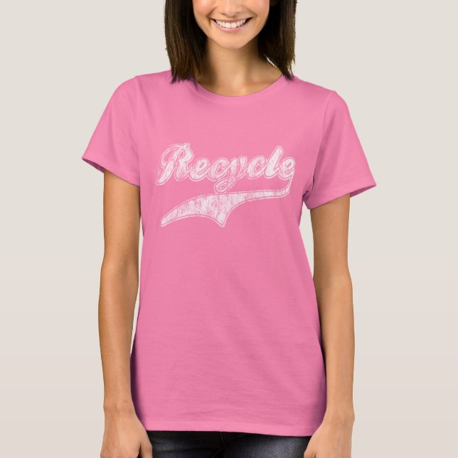 T-shirt Recyclage vintage (Devant)