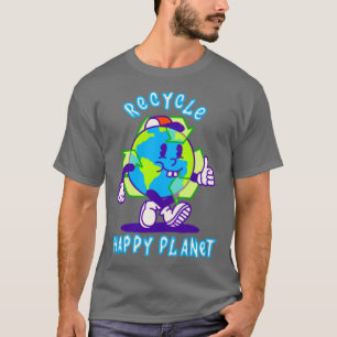 T-shirt Recycle Happy Planet