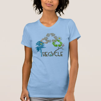T-shirt recyclé vintage pour femmes à motif d'oise