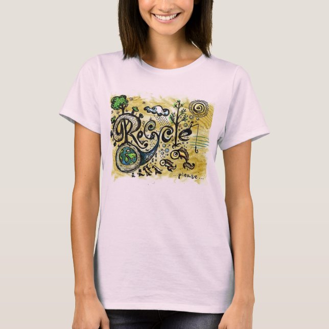 T-shirt Recycler! (Devant)