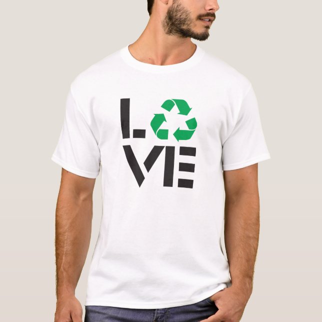 T-shirt Recycler l'amour (Devant)