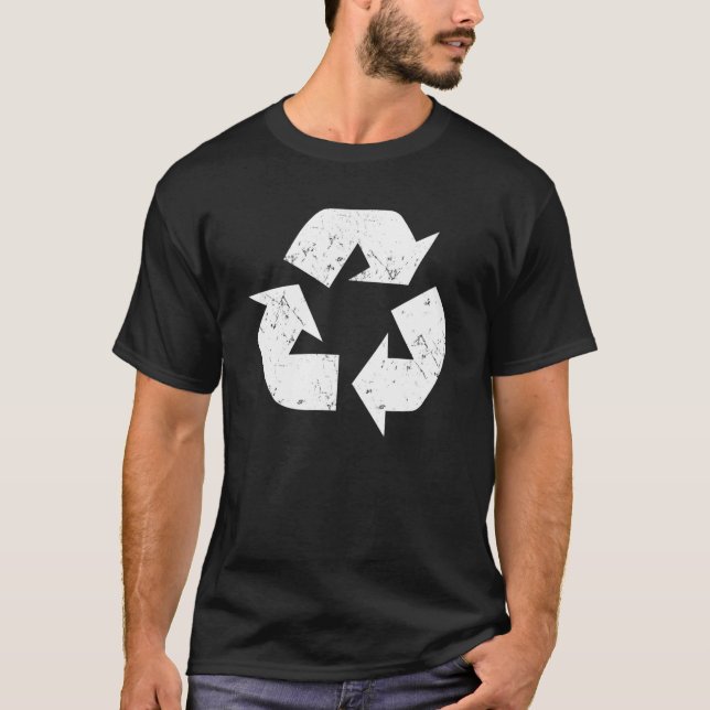 T-shirt recycler le jour des terres (Devant)