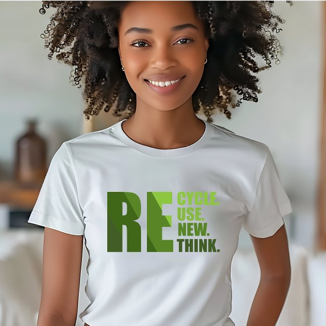 T-shirt Recycler réduire la réutilisation renouveler repen (Créateur téléchargé)