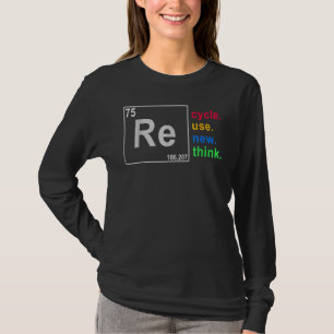 T-shirt Recycler Réutiliser Renouveler Repenser Crise Envi