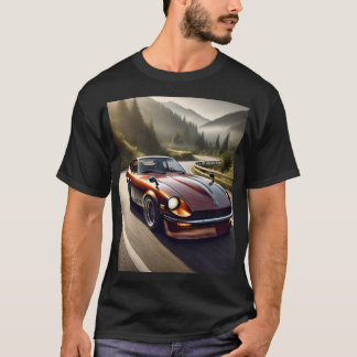 T-shirt Red 1972 Datsun 240Z nissan japan japanese Car