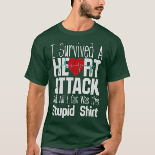T-Shirt Red Art, survivant de l'attaque cardiaque