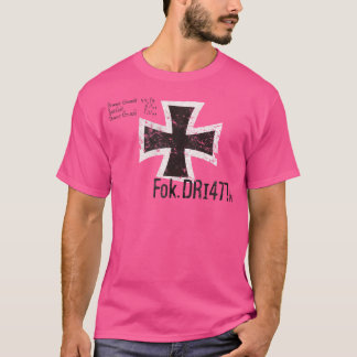 T-shirt Red Baron'S Fokker Dr.1 Triplane Insigne Vintage