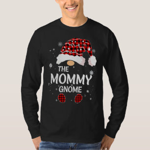 T-shirt Red Buffalo Plaid Correspondant À La Mommy Gnome C