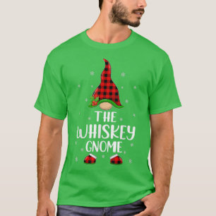 T-shirt Red Buffalo Plaid Correspondant À Whiskey Gnome Ch