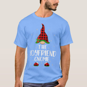 T-shirt Red Buffalo Plaid Correspondant Garçon Gnome Chris