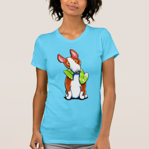 T-shirt Red Bull Terrier laisse le jeu