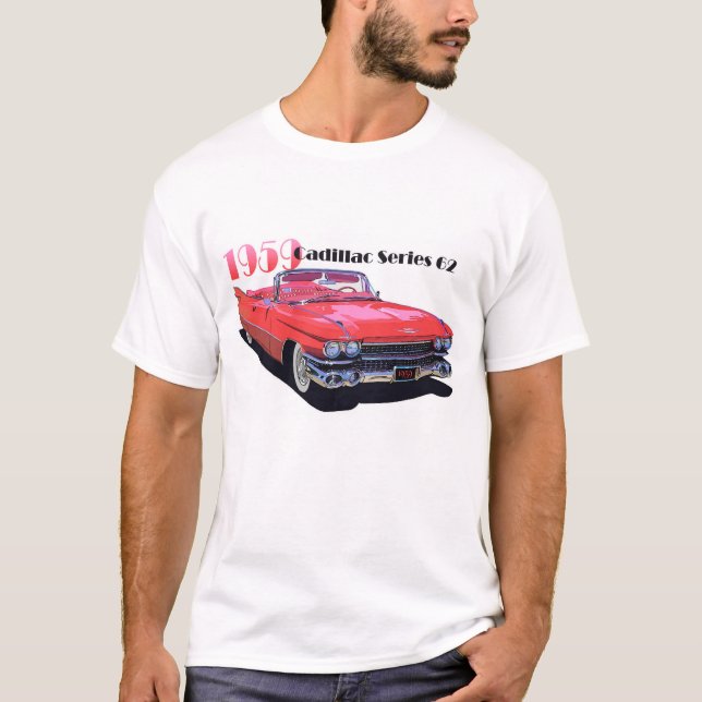 T-shirt Red Cadillac Series 62 (Devant)