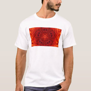 T-shirt RED DAHLIA FLEURS Abstraites florales