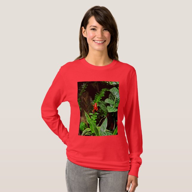 T-shirt Red Dart Frog CB (Devant entier)