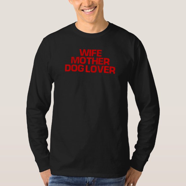 T-shirt Red dire femme mère chien (Devant)