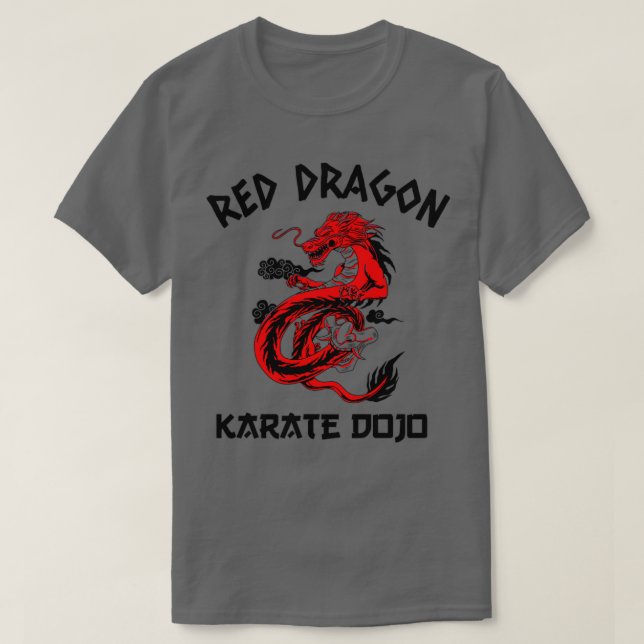 T-shirt Red Dragon Karate Dojo (Design devant)