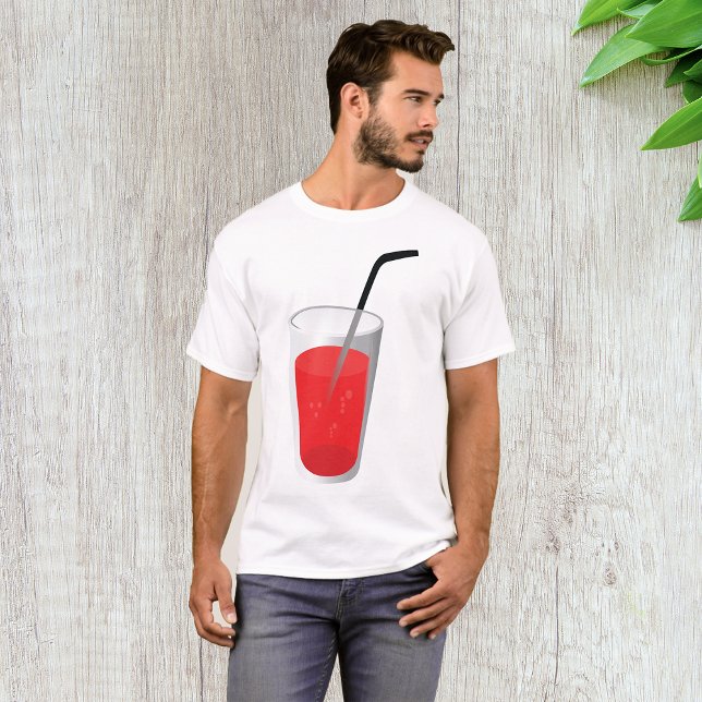 T-shirt Red Drink Mens (Créateur téléchargé)