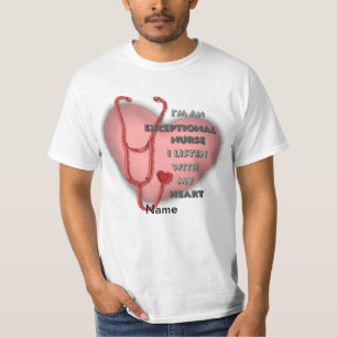 T-shirt Red Exceptional Nurse