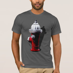T-shirt Red Fire Hydrant New York
