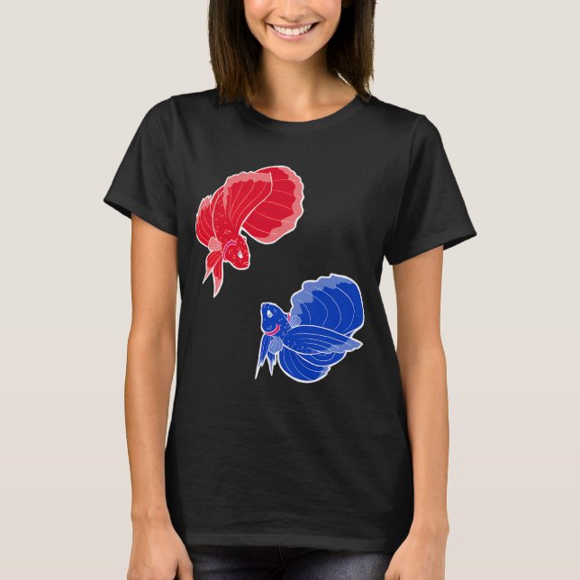 T-shirt Red Fish, Blue Fish (Devant)