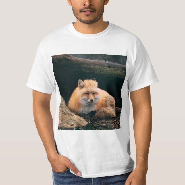 T-shirt Red Fox dormant (Devant)
