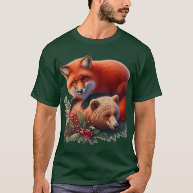 T-shirt Red Fox et Bear Club (Devant)