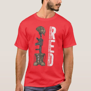 T-shirt RED Friday Souvenez-vous de tous ceux qui ont dépl