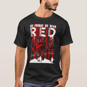 T-shirt RED Friday Souvenez-vous de tous ceux qui ont dépl