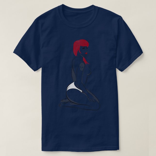 T-shirt Red Girl V6 (Design devant)