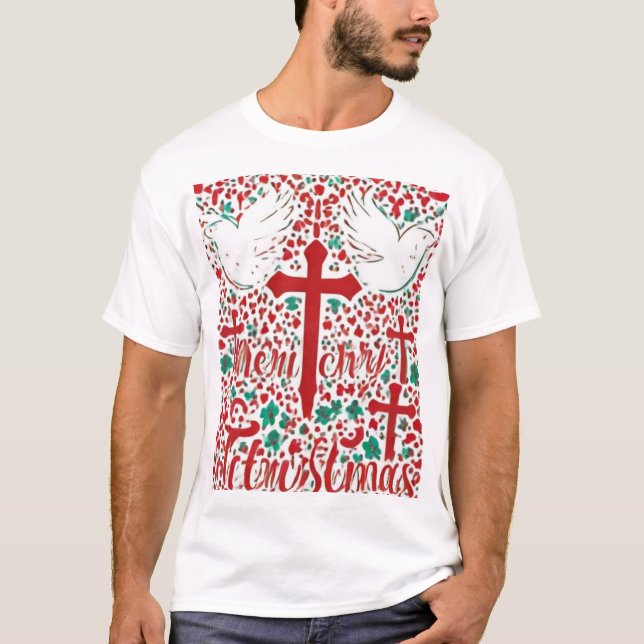 T-shirt "Red Grace : Conception du front chrétien inspirée (Devant)